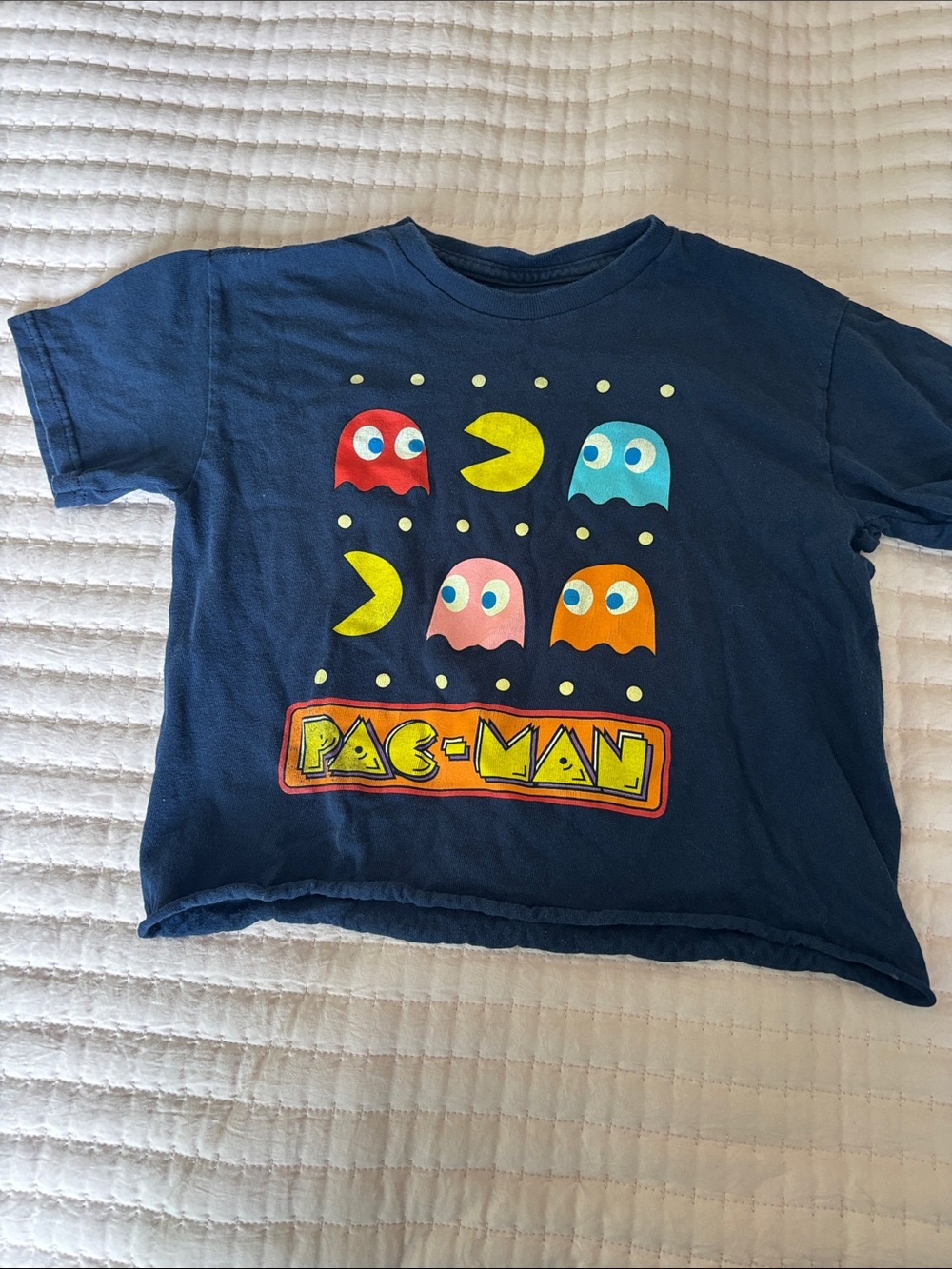 Pac-Man Graphic Tee Crop Top
